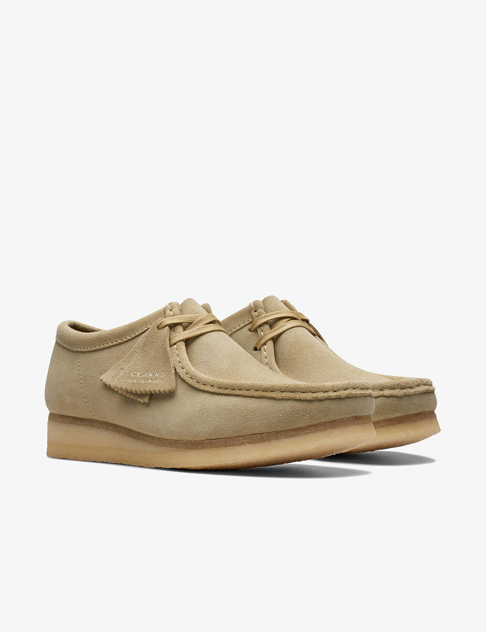 CLARKS WALLABEE MAPLE SUEDE CLARKS