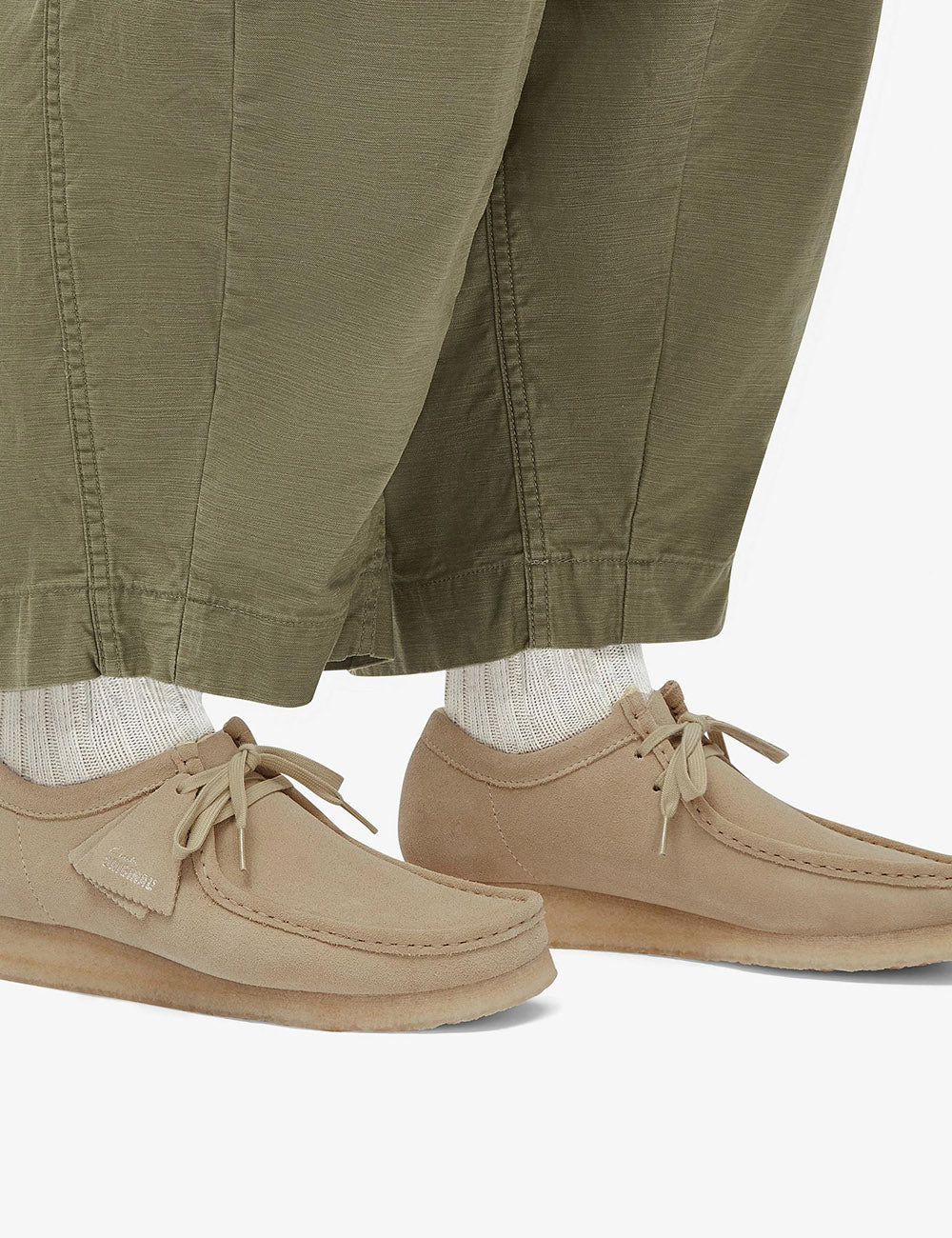 CLARKS WALLABEE MAPLE SUEDE CLARKS