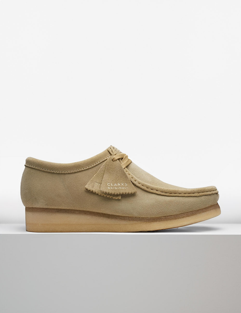 CLARKS WALLABEE MAPLE SUEDE CLARKS