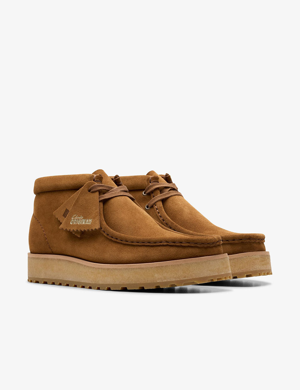 CLARKS WALLABEE SCOUT COLA SUEDE CLARKS