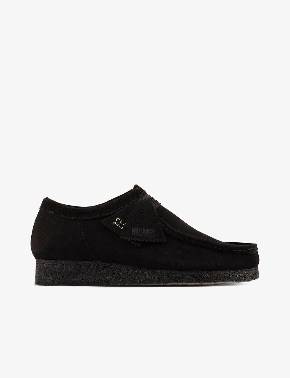 CLARKS WALLABEE BLACK SDE