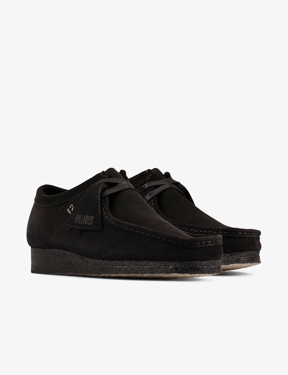 CLARKS WALLABEE BLACK SDE CLARKS