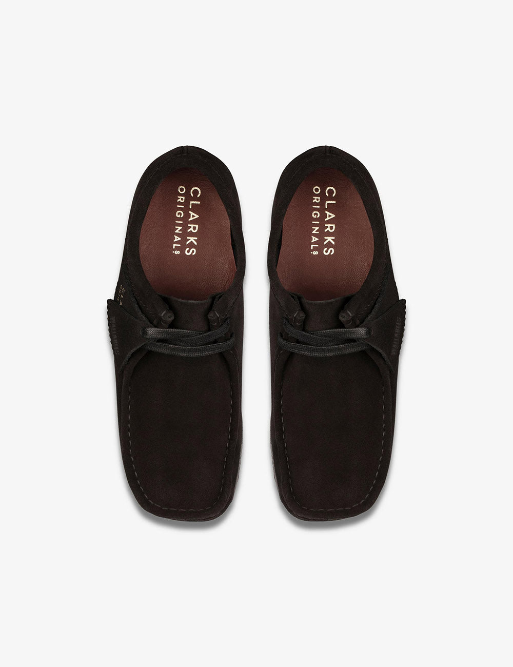 CLARKS WALLABEE BLACK SDE CLARKS