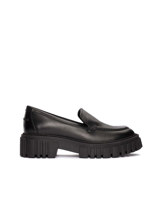 CLARKS PAGE LOAFER BLACK LEATHER