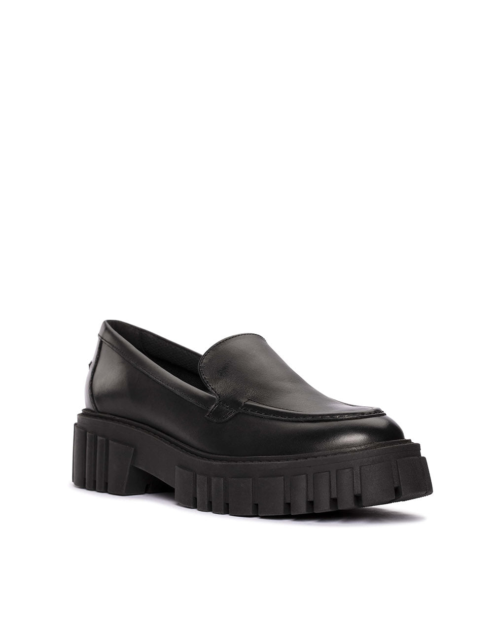 CLARKS PAGE LOAFER BLACK LEATHER CLARKS