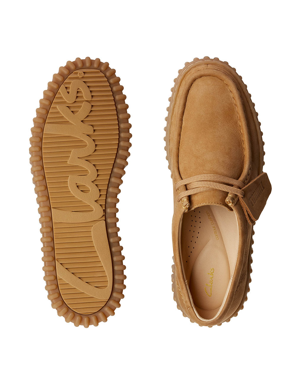 CLARKS TORHILL BEE LIGHT TAN NUB CLARKS