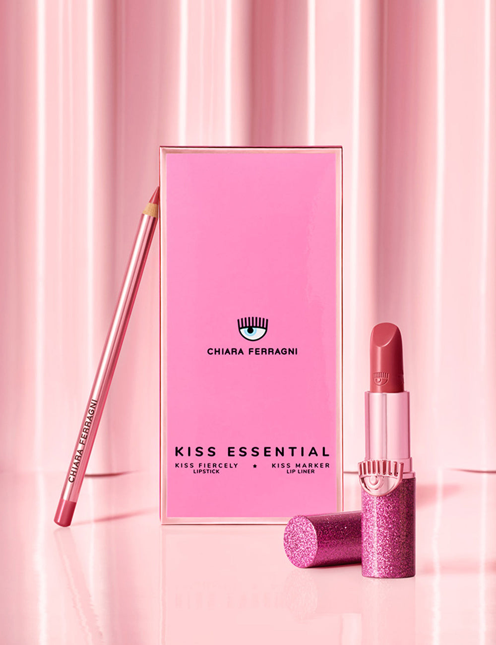 CHIARA FERRAGNI LIP KIT - KISS ESSENTIAL 12