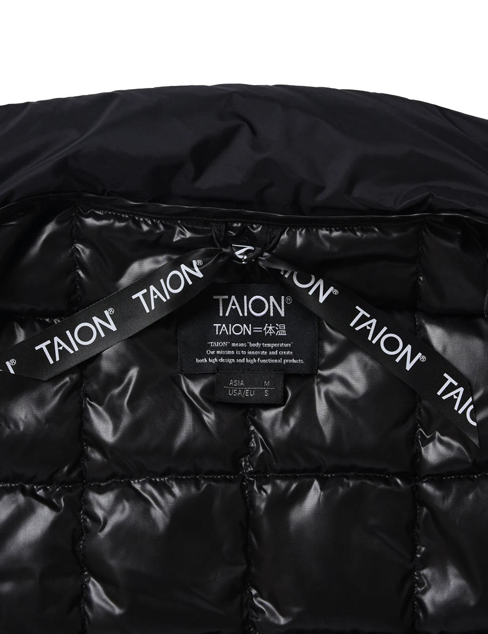 TAION HI NECK WZIP DOWN VEST