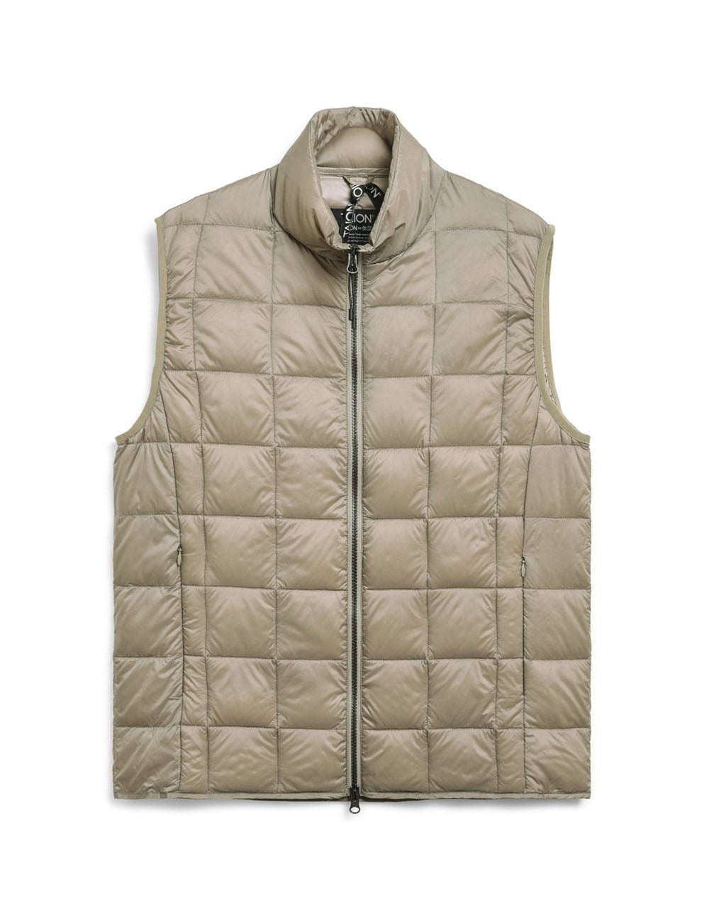 TAION HI NECK WZIP DOWN VEST