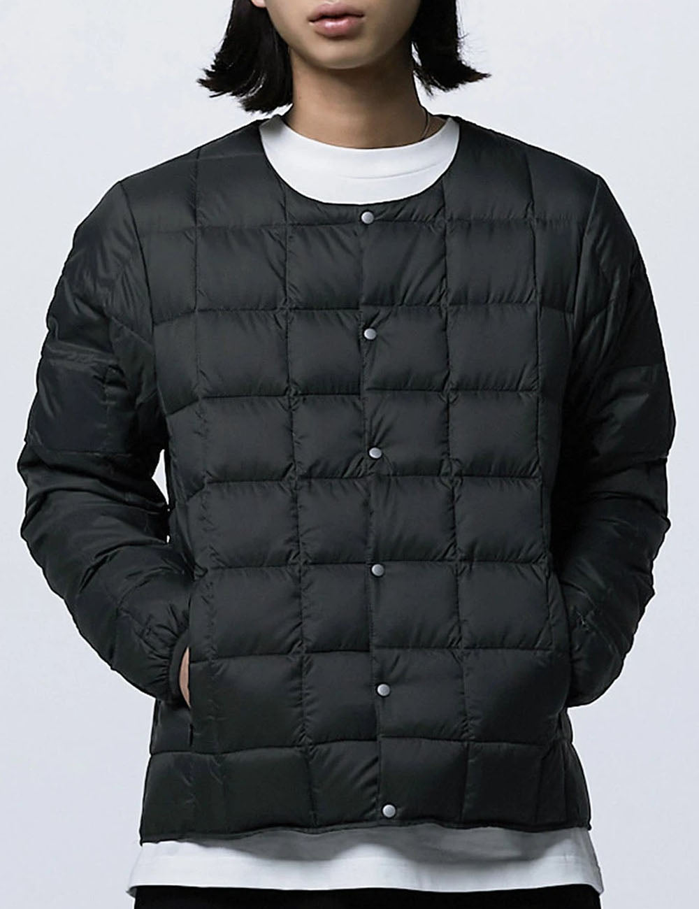 TAION MENS CREW NECK DOWN JACKET