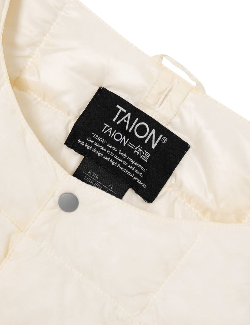 TAION MENS CREW NECK DOWN JACKET