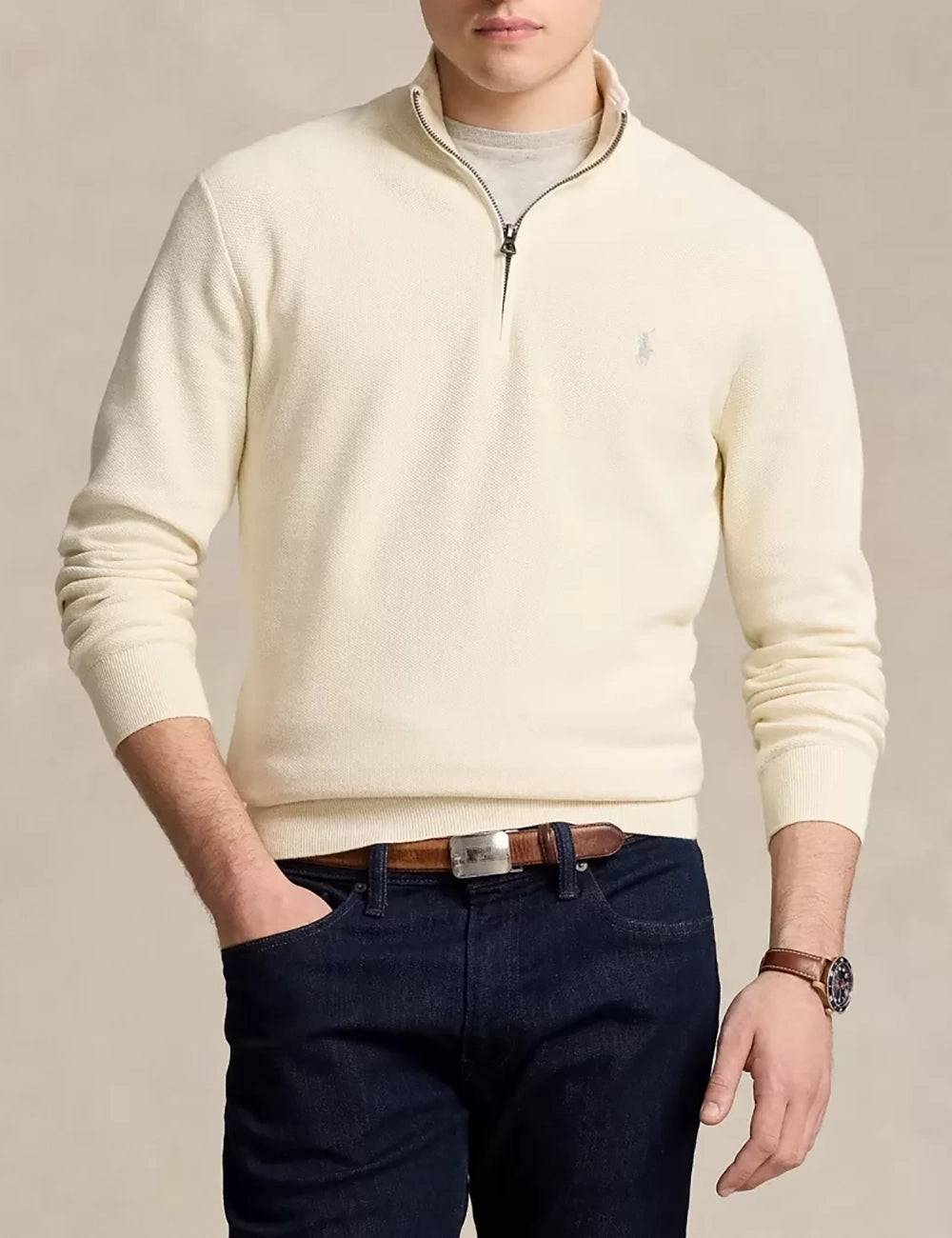 POLO RALPH LAUREN LS HZ-LONG SLEEVE-PULLOVER POLO RALPH LAUREN