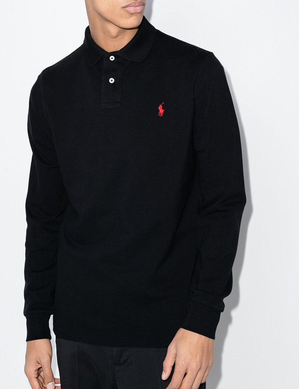 POLO RALPH LAUREN LSKCCMSLM2-LONG SLEEVE-KNIT POLO RALPH LAUREN