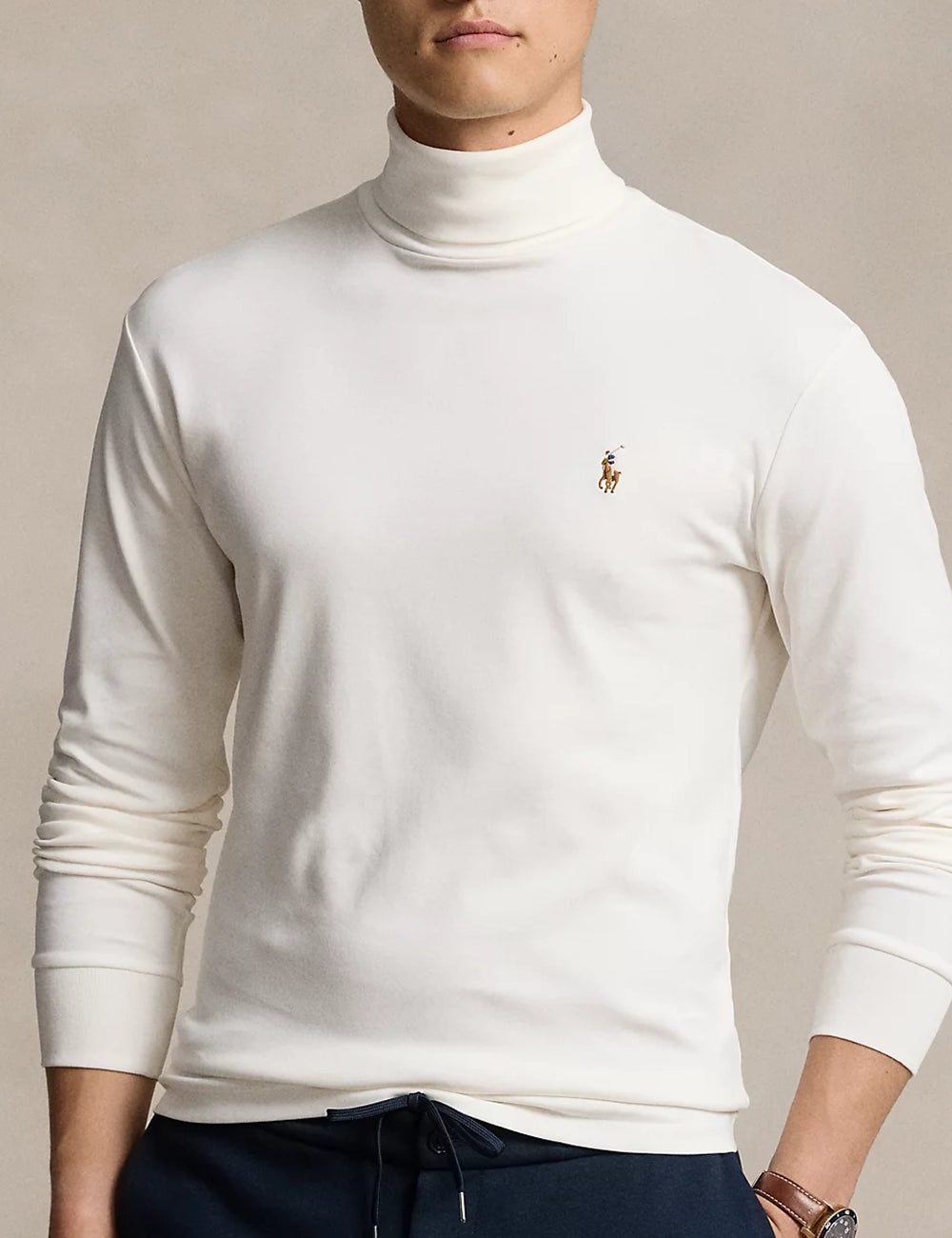 POLO RALPH LAUREN LSTURTLEM1-LONG SLEEVE-KNIT POLO RALPH LAUREN