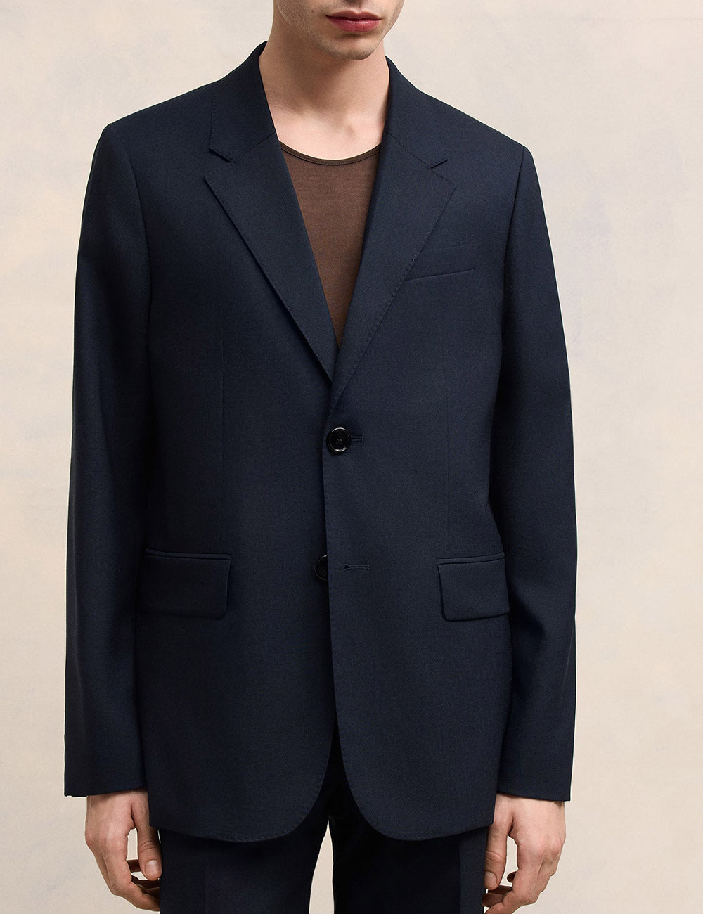 AMI CLASSIC TWO BUTTON JACKET