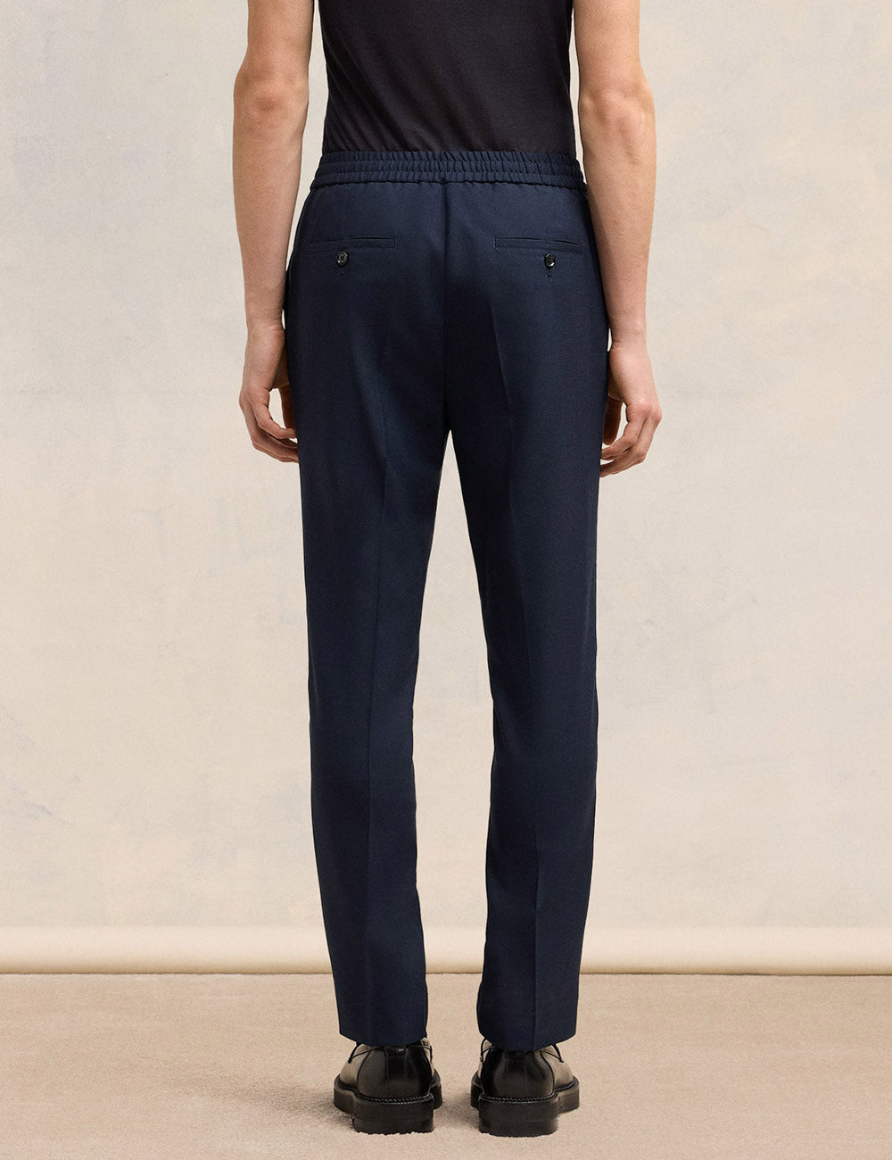 AMI ELASTICATED WAIST PANT AMI