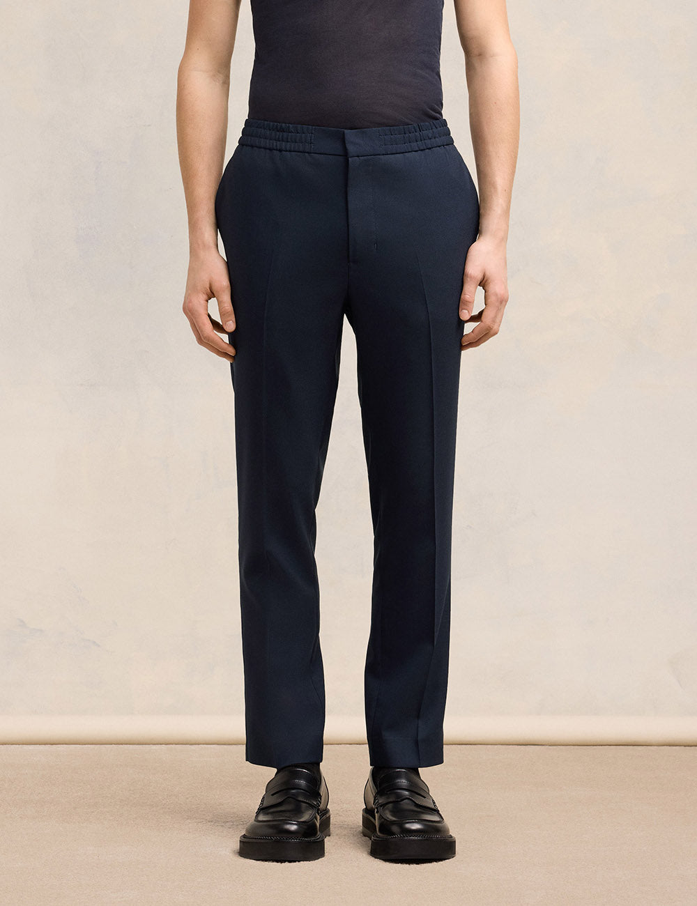 AMI ELASTICATED WAIST PANT AMI