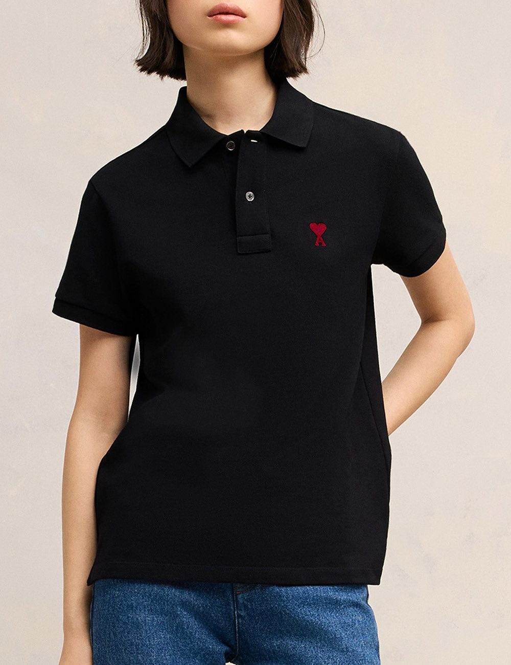 AMI AMI DE COEUR POLO SHIRT AMI