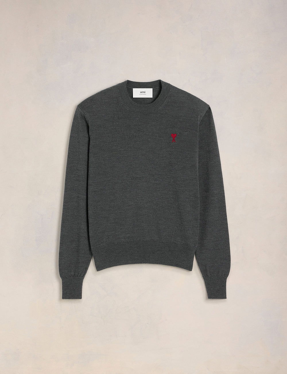 AMI CLASSIC RED ADC SWEATER AMI