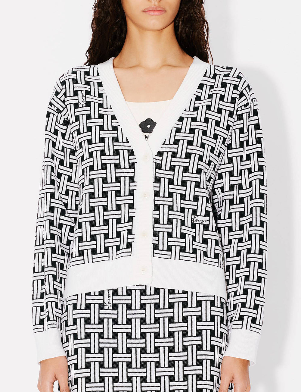 KENZO WEAVE CARDIGAN KENZO