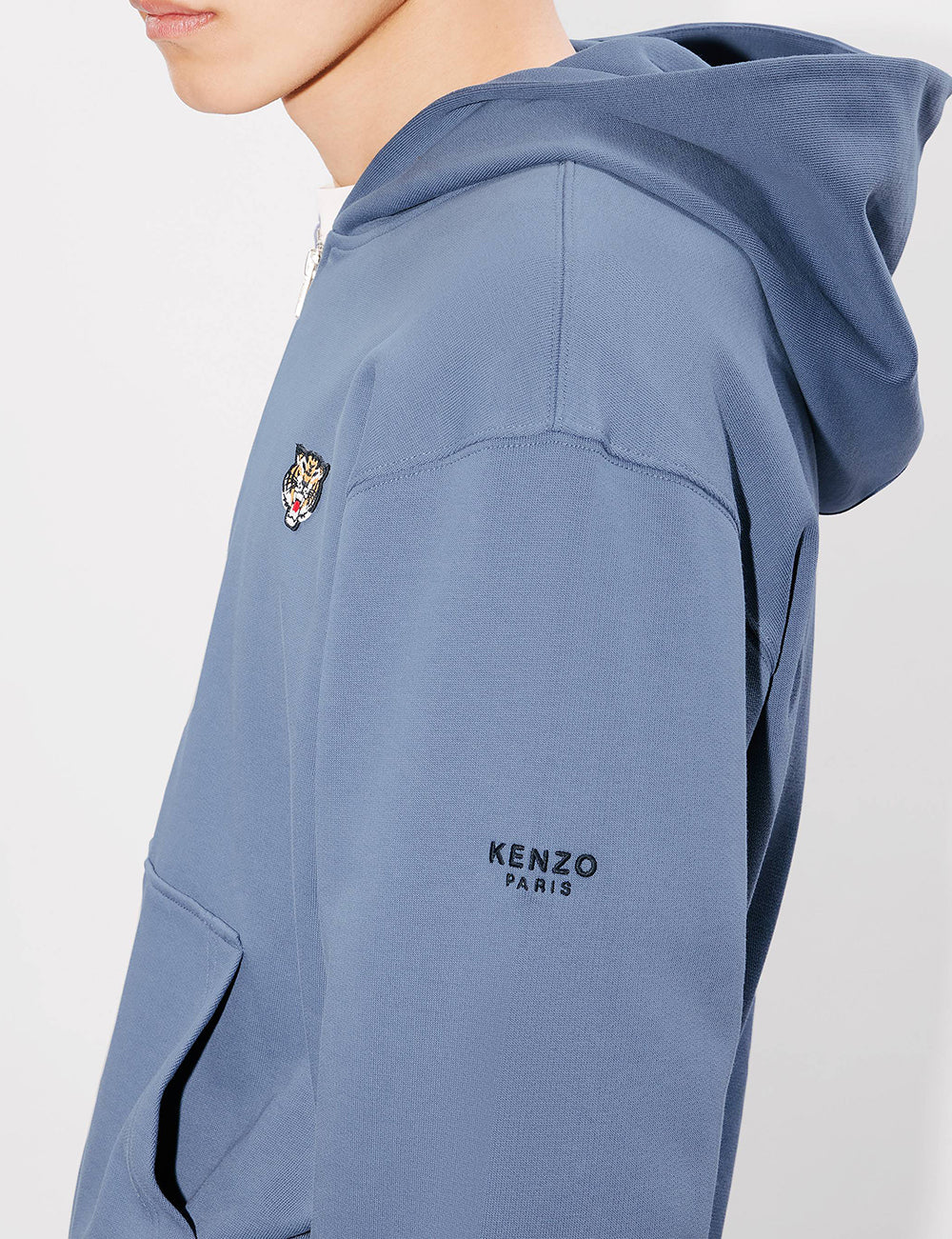 KENZO POLO ZIP UP HOODIE KENZO