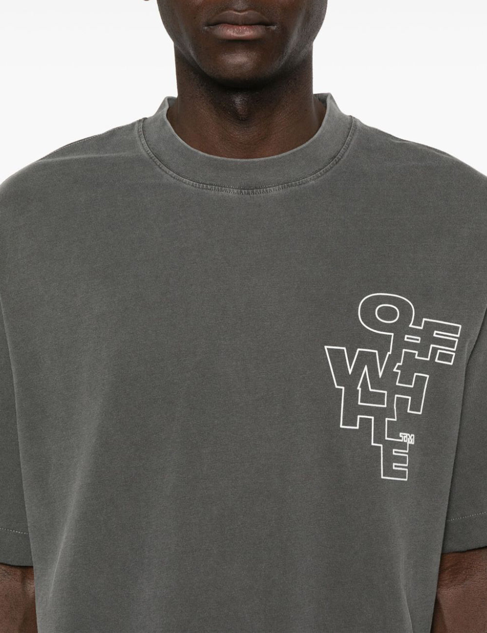 OFF WHITE OUTLINE ARROW SKATE S/S TEE