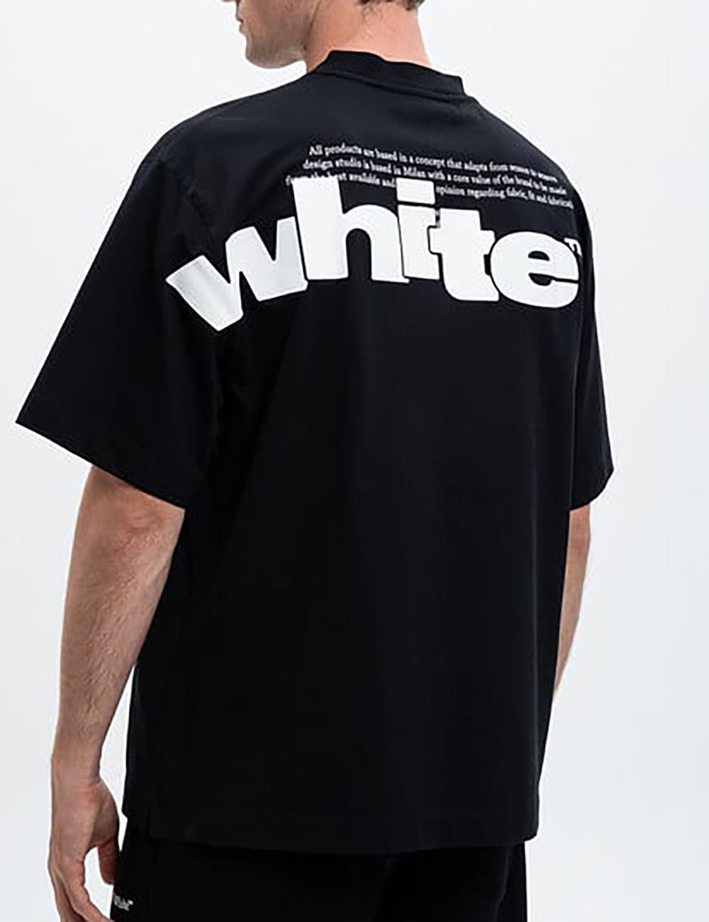 OFF WHITE SHARED LOGO SKATE S/S TEE