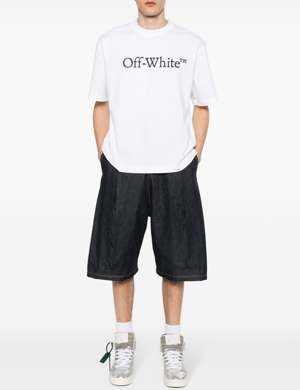 OFF WHITE BIG BOOKISH SKATE S/S TEE