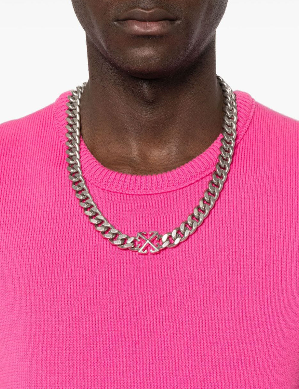 OFF WHITE ARROW CHAIN NECKLACE