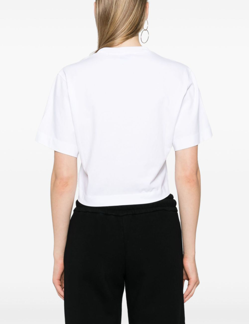 OFF WHITE BIG LOGO BOOKISH CROP TEE