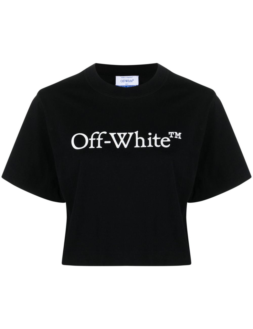 OFF WHITE BIG LOGO BOOKISH CROP TEE