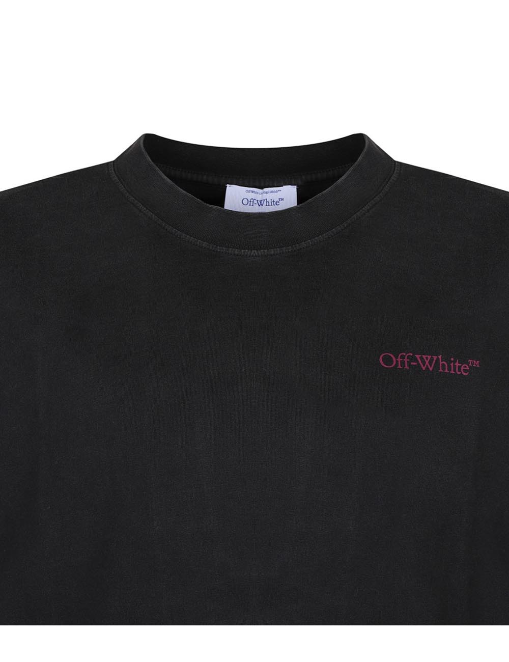 OFF WHITE PINK BACCHUS SKATE S/S TEE