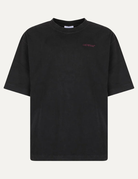 OFF WHITE PINK BACCHUS SKATE S/S TEE