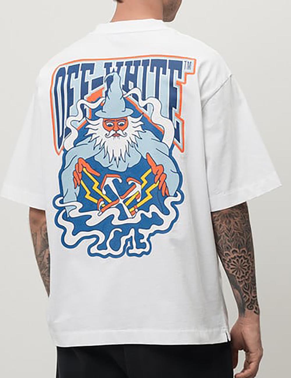 OFF WHITE WIZ SKATE S/S TEE