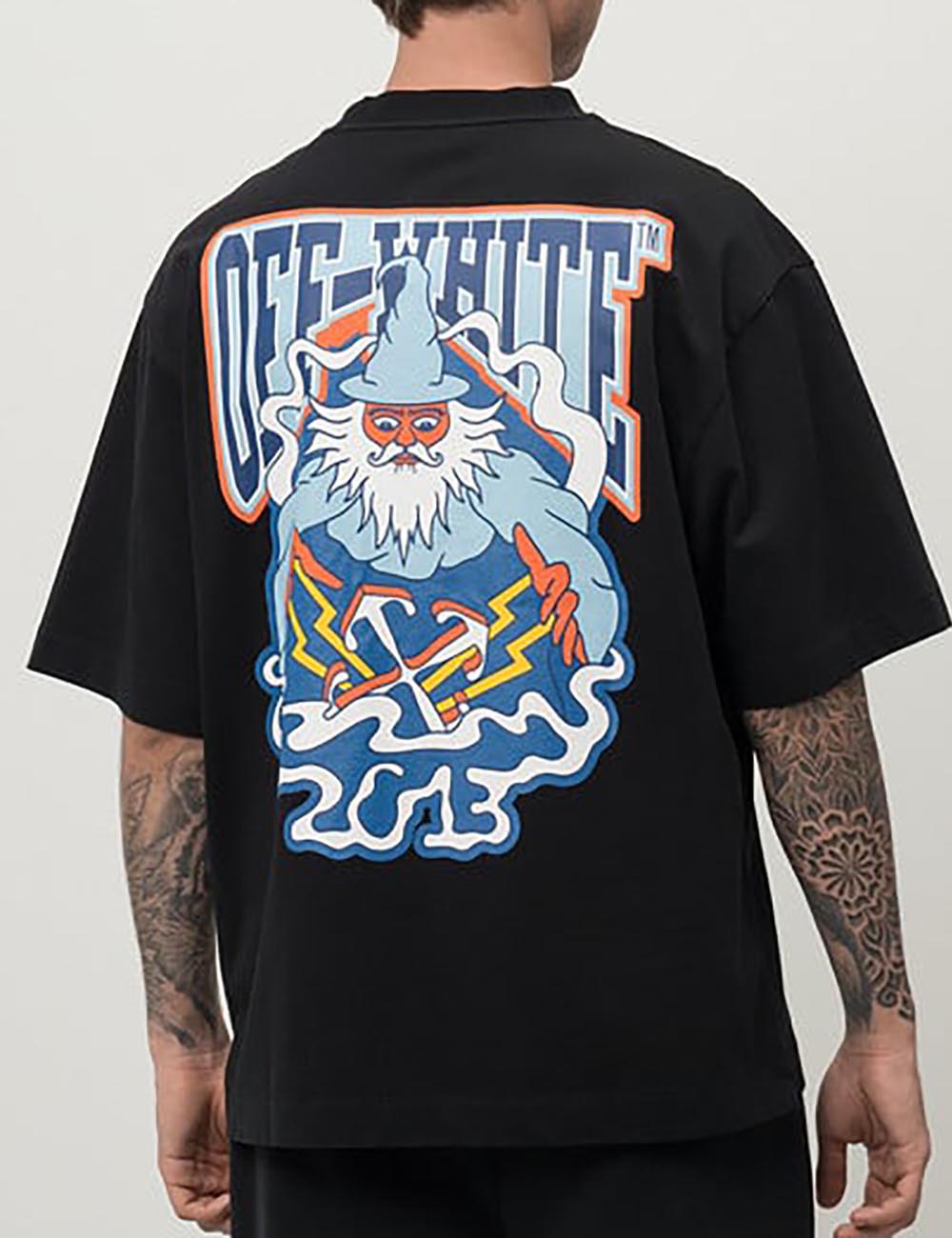 OFF WHITE WIZ SKATE S/S TEE