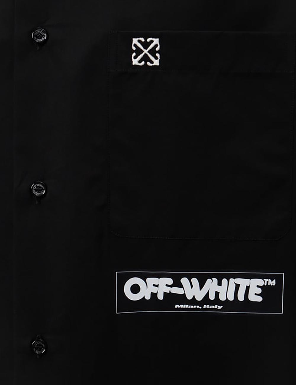 OFF WHITE EYE LOGO POPL OVERSIZE SHIRT