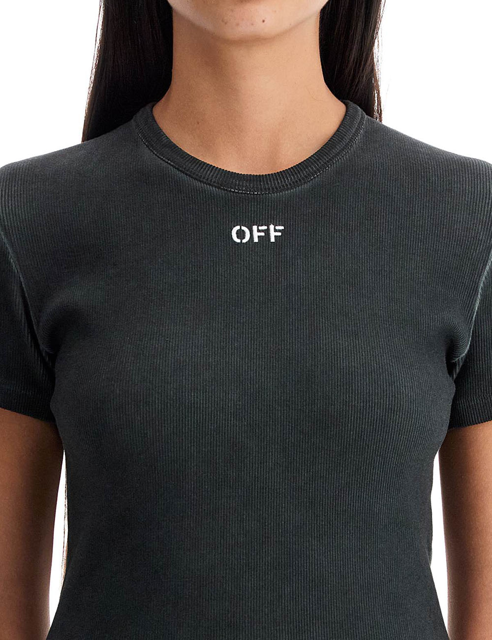 OFF WHITE OFF STAMP RIB BASIC TEE OFF WHITE