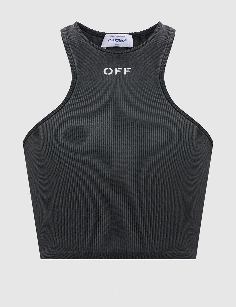 OFF WHITE OFF STAMP RIB ROWING TOP