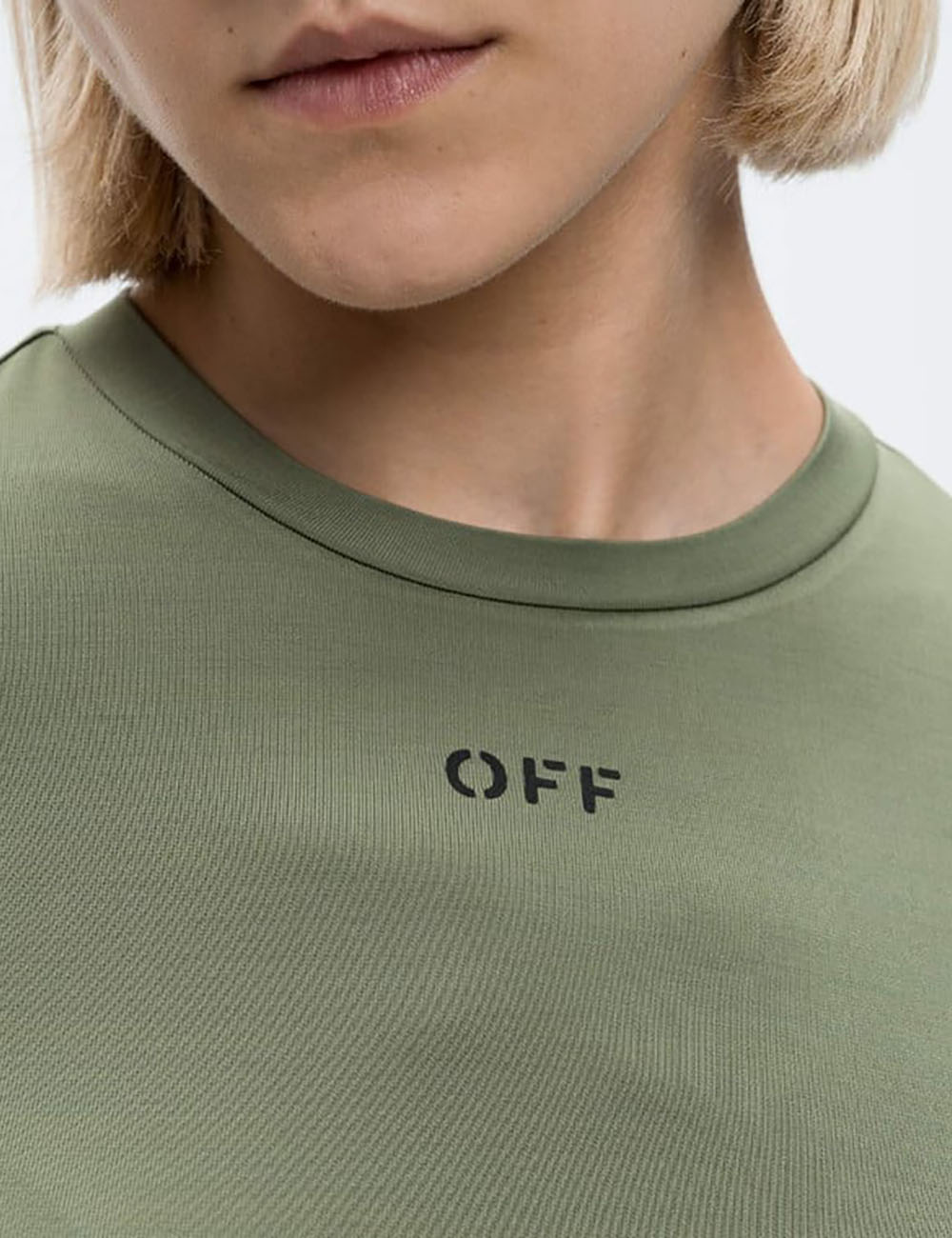 OFF WHITE OFF STAMP SEC SKIN L/S CREW OFF WHITE