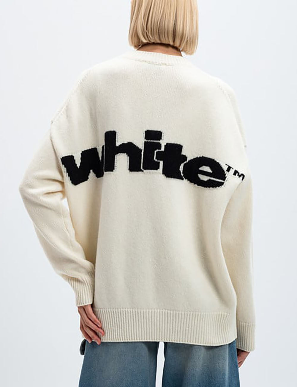 OFF WHITE WO INTRASIO SHARED LOGO CREWN OFF WHITE