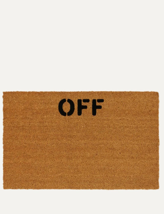 OFF WHITE RECTANGULAR DOORMAT