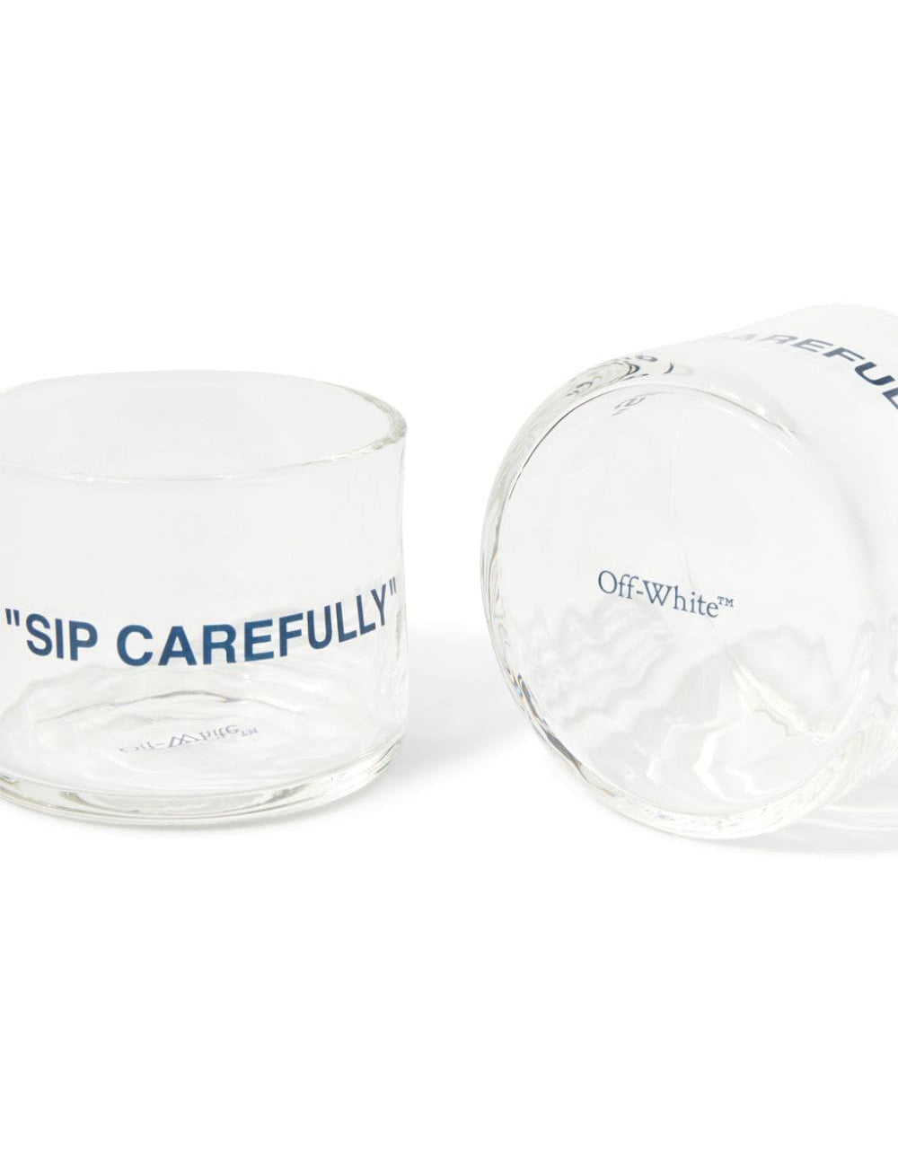 OFF WHITE WATER GLASS QUOTE SET