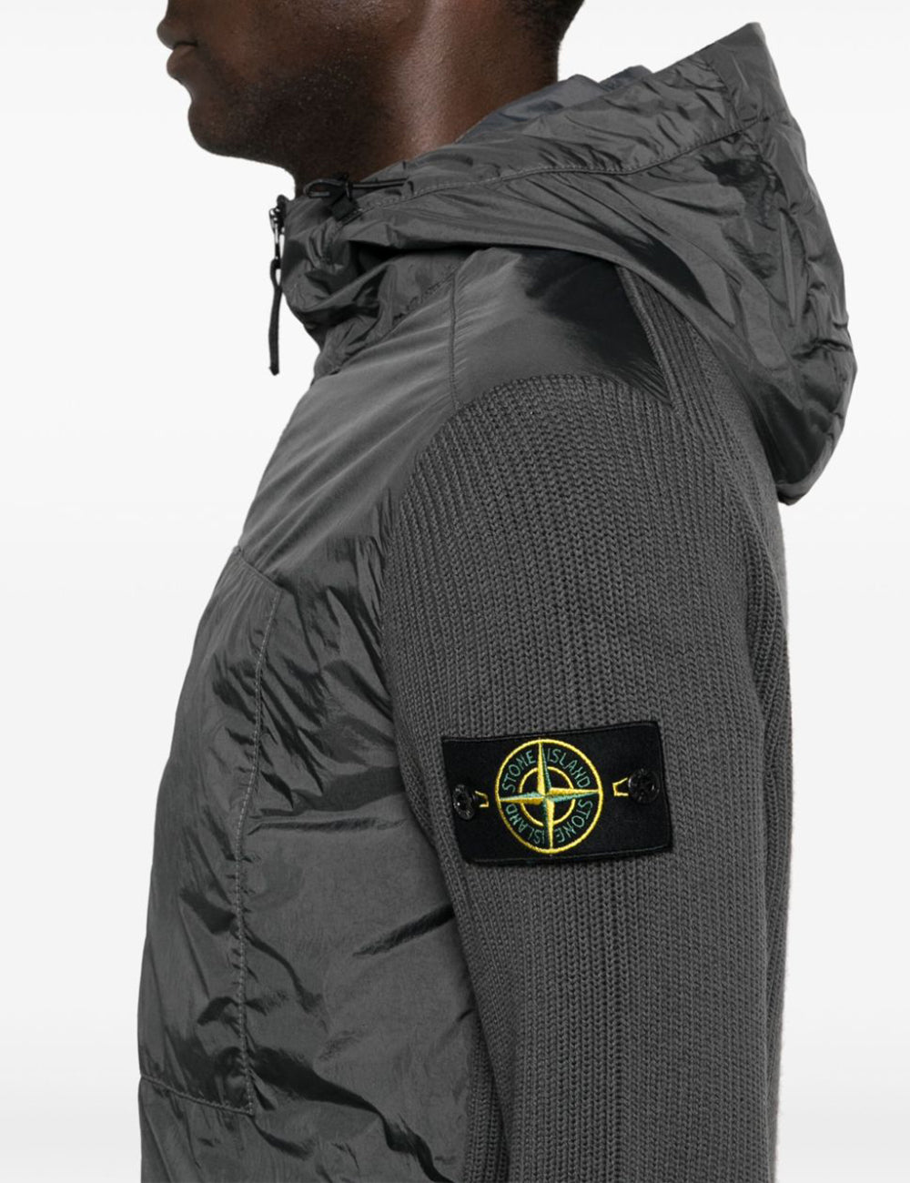 STONE ISLAND GIUBBOTTO C/PARTI IN MAGLIA