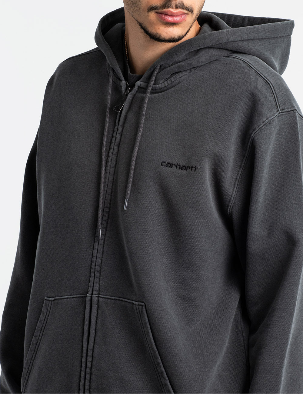 CARHARTT WIP HOODED DUSTER SCRIPT JACKET CARHARTT WIP