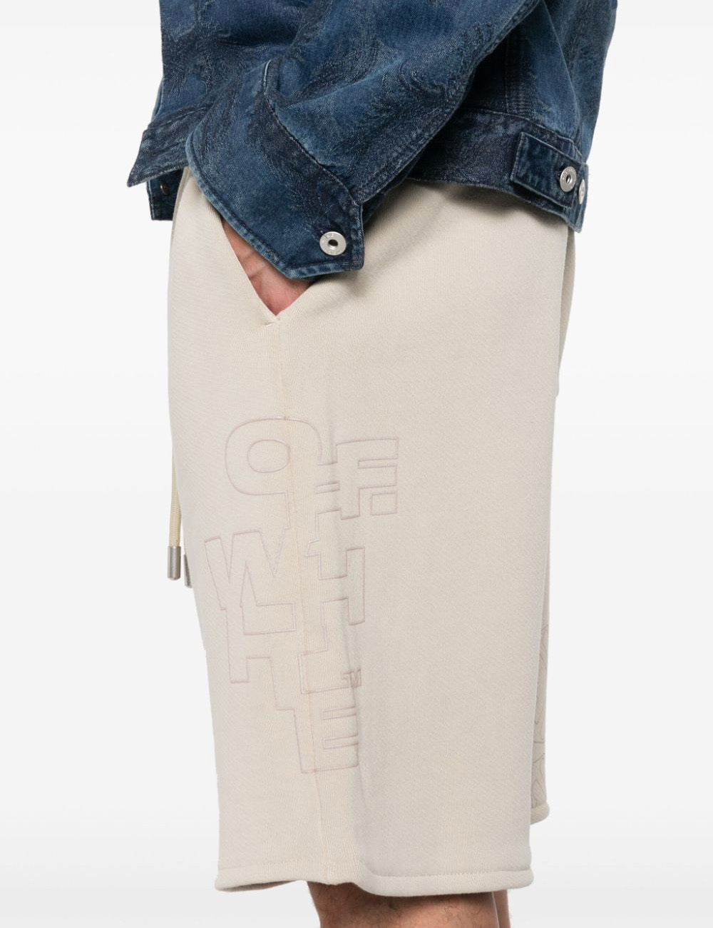 OFF WHITE OUTLINE SKATE SWEATSHORTS OFF WHITE