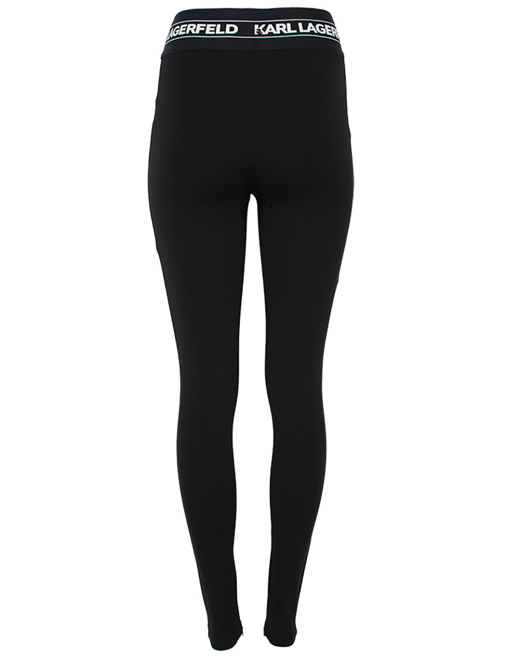 KARL LAGERFELD LOGO ELASTIC PUNTO LEGGINGS KARL LAGERFELD