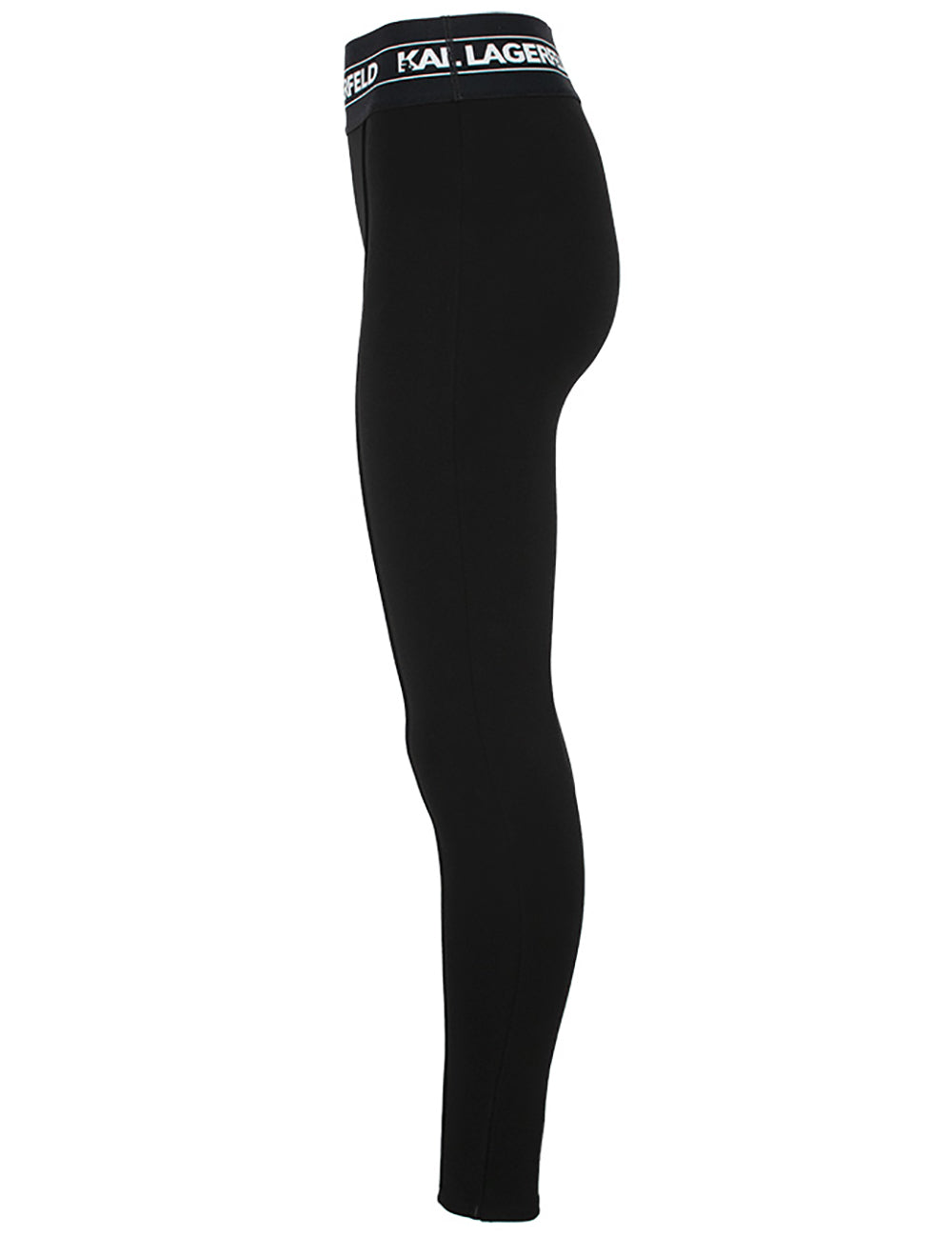 KARL LAGERFELD LOGO ELASTIC PUNTO LEGGINGS KARL LAGERFELD