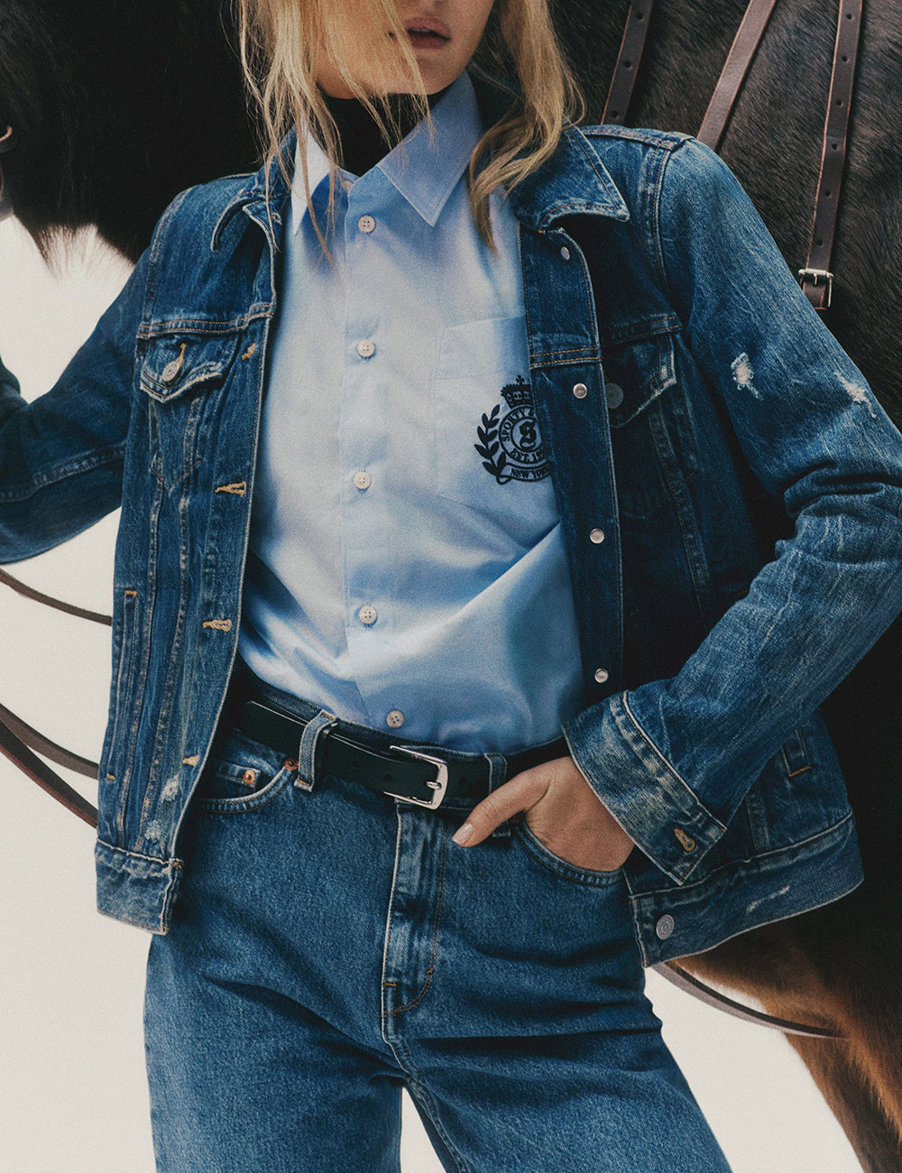 SPORTY & RICH H&W OVERSIZED SHIRT