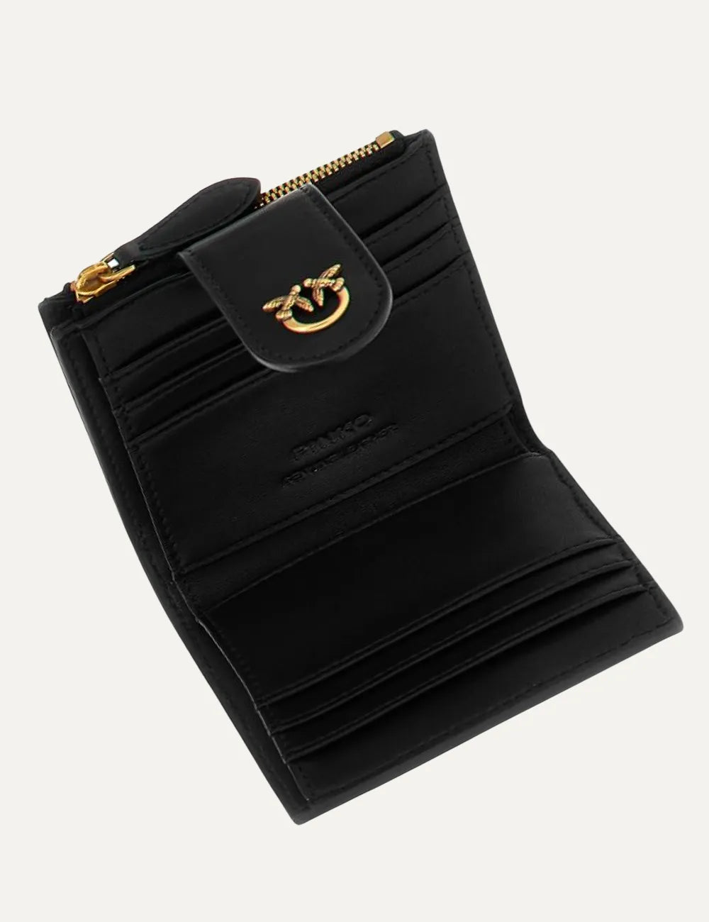 PINKO MULTI PURPOSE WALLET VITELLO SETA