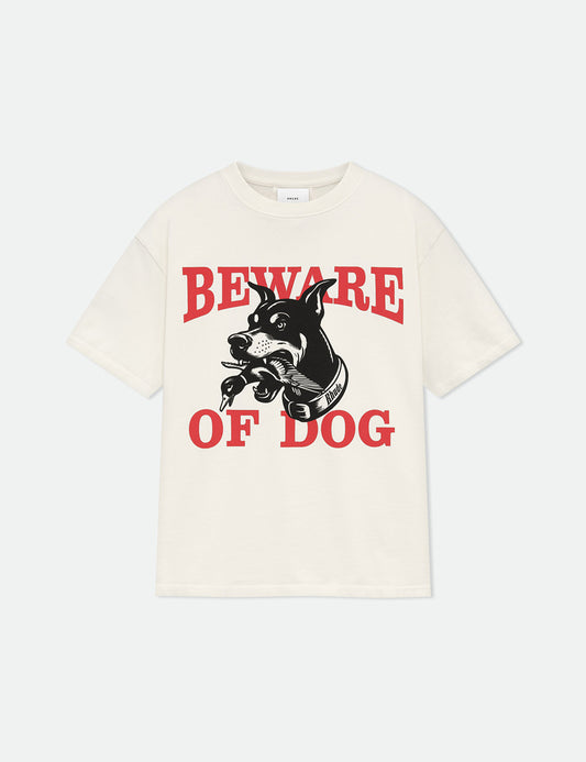 RHUDE WARNING LOGO TEE